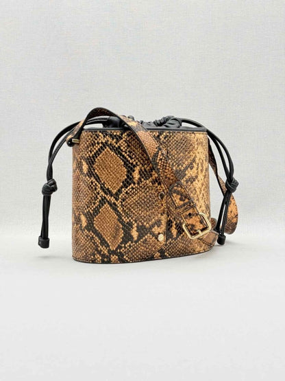 Pre - loved & OTHER STORIES Beige & Black Bucket Bag at Reems Closet