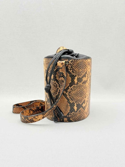 Pre - loved & OTHER STORIES Beige & Black Bucket Bag at Reems Closet