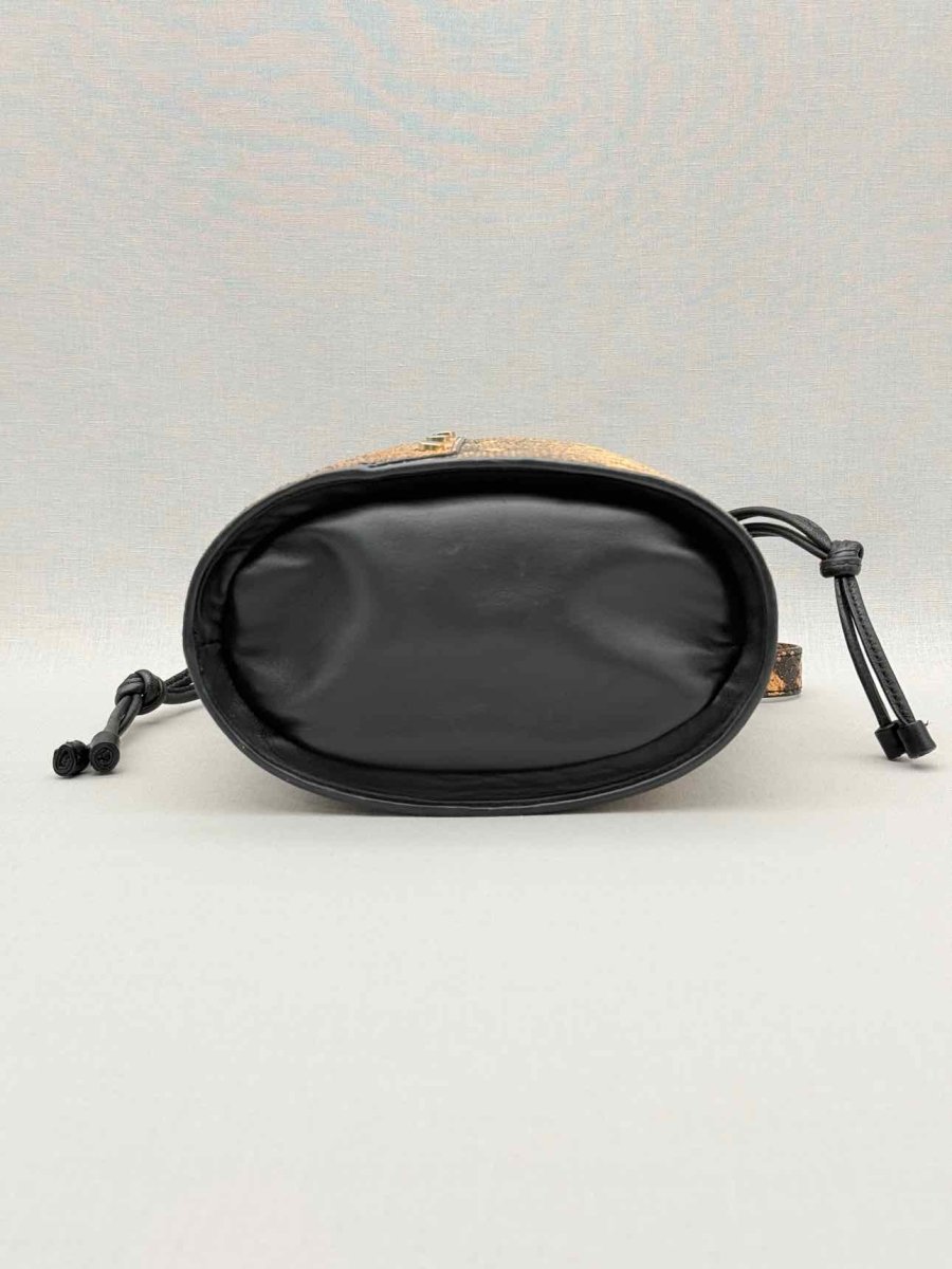 Pre - loved & OTHER STORIES Beige & Black Bucket Bag at Reems Closet