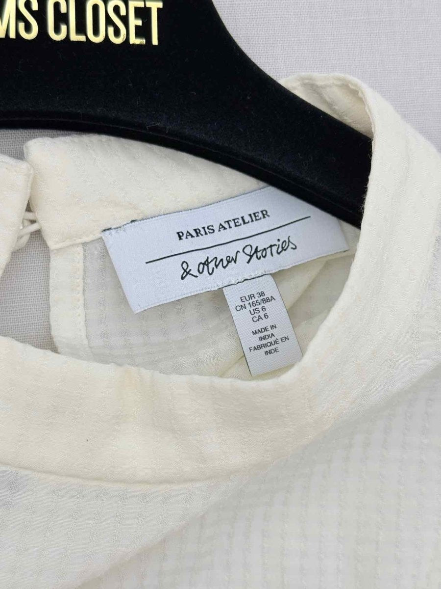 Pre - loved & OTHER STORIES Cream Size US 6 Top at Reems Closet