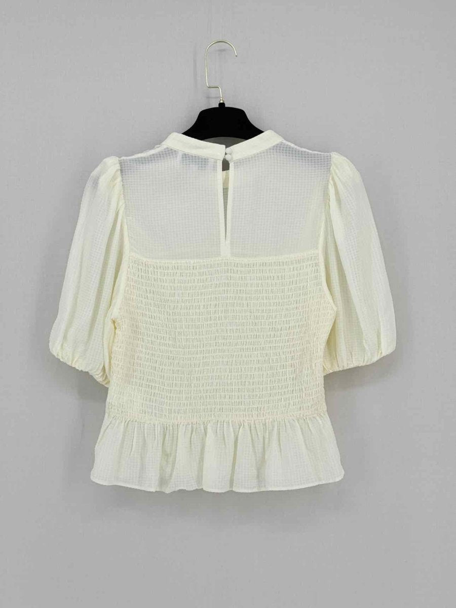 Pre - loved & OTHER STORIES Cream Size US 6 Top at Reems Closet