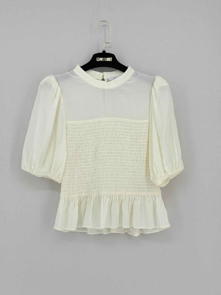 Pre - loved & OTHER STORIES Cream Size US 6 Top at Reems Closet