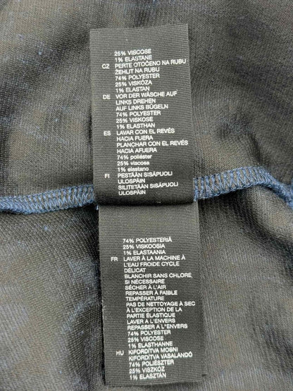 Pre - loved & OTHER STORIES Navy Blue Jacquard Size US 4 Sweater at Reems Closet