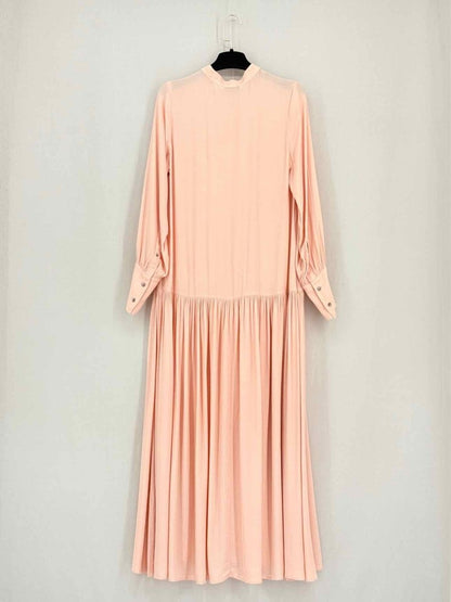 Pre - loved & OTHER STORIES Peach Size US 6 Midi Dress at Reems Closet