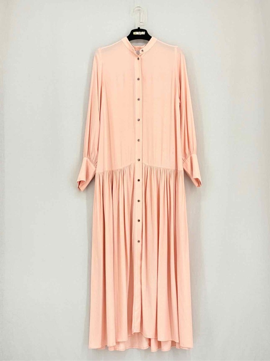 Pre - loved & OTHER STORIES Peach Size US 6 Midi Dress at Reems Closet