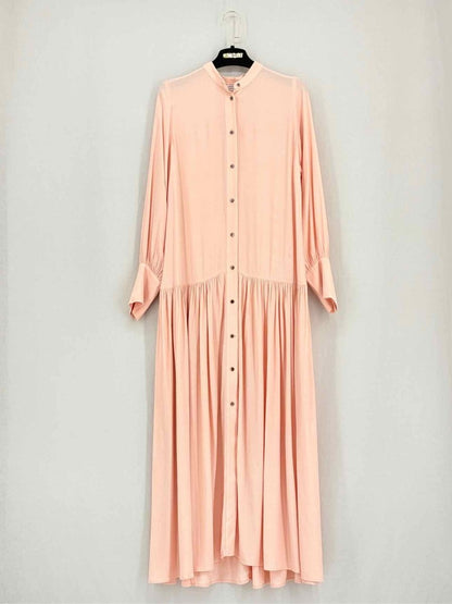 Pre - loved & OTHER STORIES Peach Size US 6 Midi Dress at Reems Closet