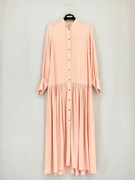 Pre - loved & OTHER STORIES Peach Size US 6 Midi Dress at Reems Closet