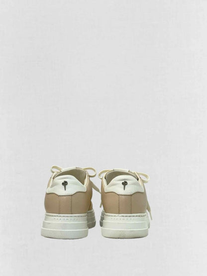 Pre - loved PACIOTTI White & Mocha Size EU 37 Sneakers at Reems Closet