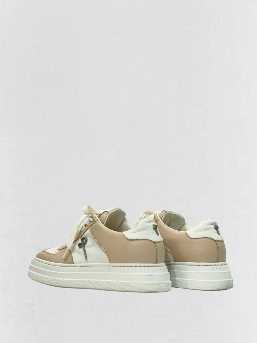 Pre - loved PACIOTTI White & Mocha Size EU 37 Sneakers at Reems Closet