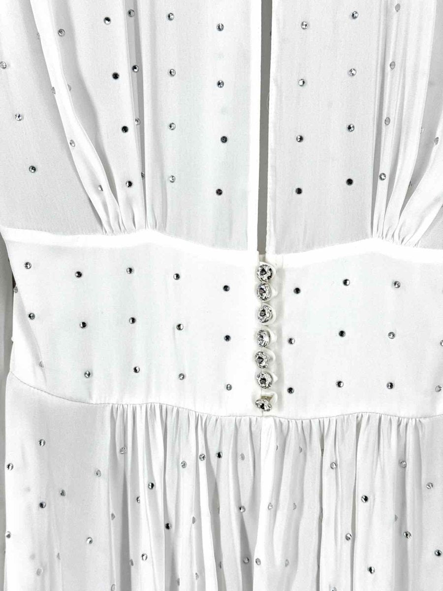 Pre - loved PACO RABANNE White Size US 6 Long Dress at Reems Closet