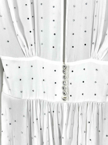 Pre - loved PACO RABANNE White Size US 6 Long Dress at Reems Closet