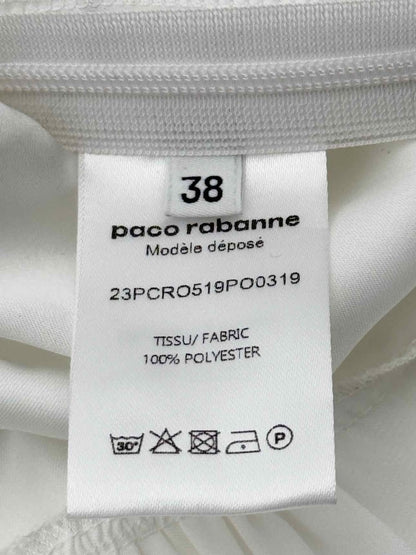 Pre - loved PACO RABANNE White Size US 6 Long Dress at Reems Closet