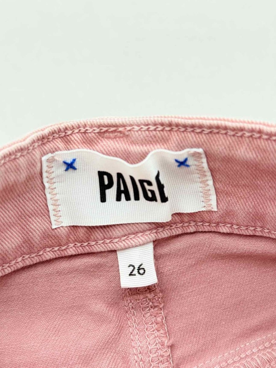 Pre-loved PAIGE Anessa Ash Pink Size 26 Jeans at Reems Closet