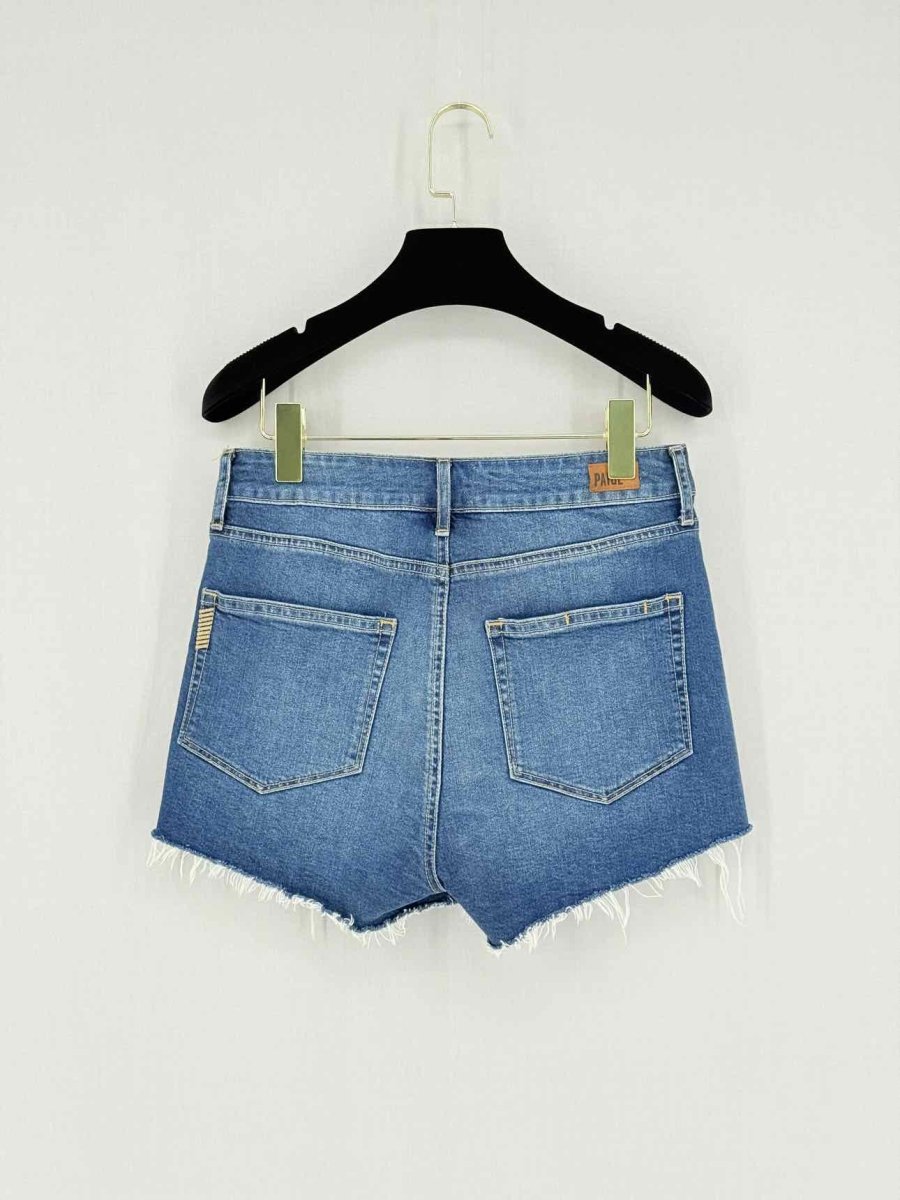 Pre - loved PAIGE Blue Size 27 Shorts at Reems Closet