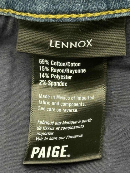 Pre - loved PAIGE Lennox Blue Size 36 Pants at Reems Closet