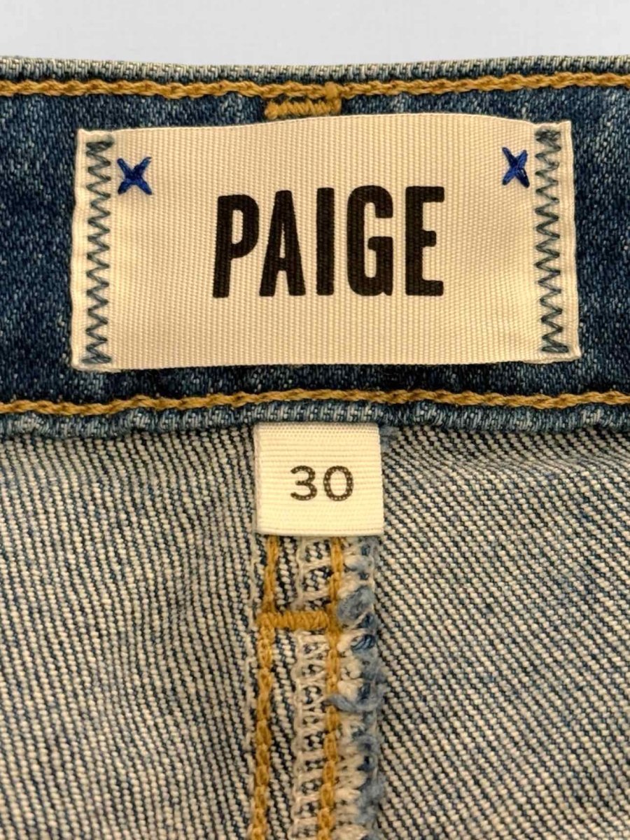 Pre - loved PAIGE Sarah Slim Blue Size 30 Jeans at Reems Closet
