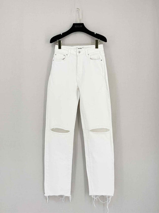 Pre - loved PAIGE Stella White Size 25 Jeans at Reems Closet