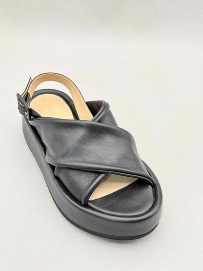 Pre - loved PALOMA BARCELO Black Size EU 36 Platform Sandals at Reems Closet