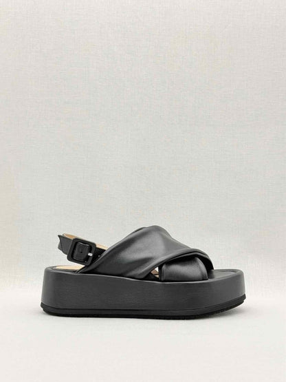 Pre - loved PALOMA BARCELO Black Size EU 36 Platform Sandals at Reems Closet