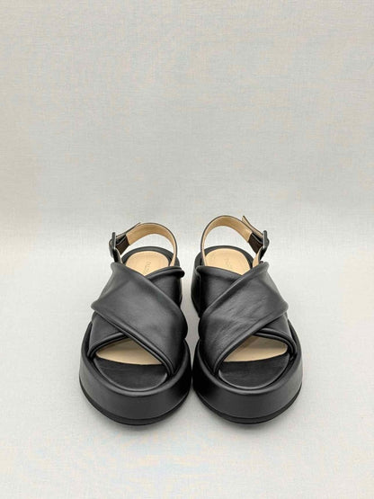 Pre - loved PALOMA BARCELO Black Size EU 36 Platform Sandals at Reems Closet