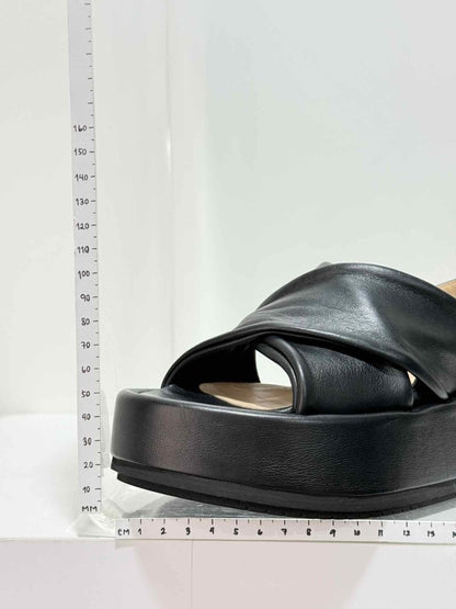 Pre - loved PALOMA BARCELO Black Size EU 36 Platform Sandals at Reems Closet