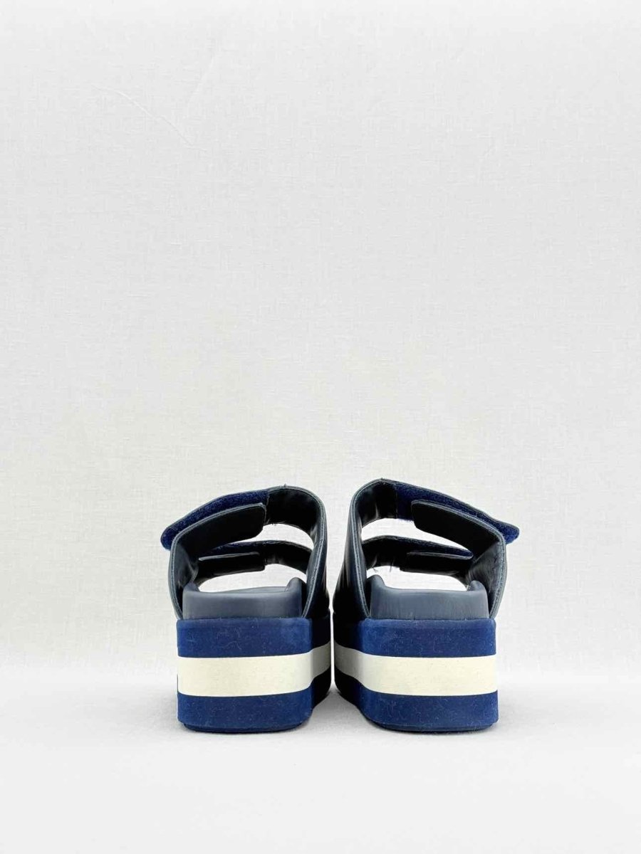 Pre - loved PALOMA BARCELO Navy Blue Size EU 36 Slip - ons at Reems Closet