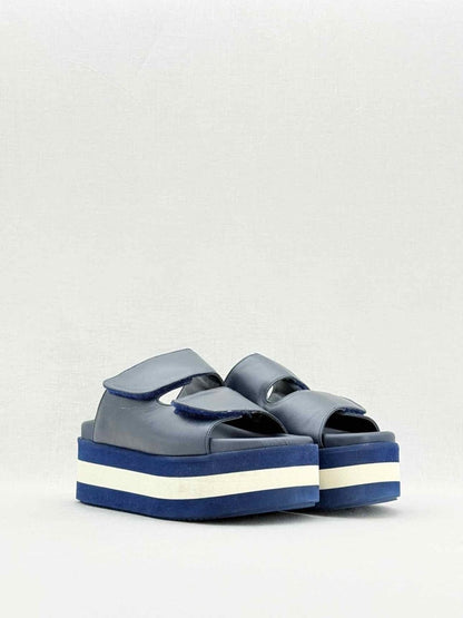 Pre - loved PALOMA BARCELO Navy Blue Size EU 36 Slip - ons at Reems Closet