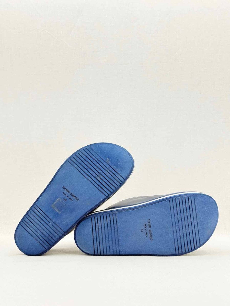 Pre - loved PALOMA BARCELO Navy Blue Size EU 36 Slip - ons at Reems Closet