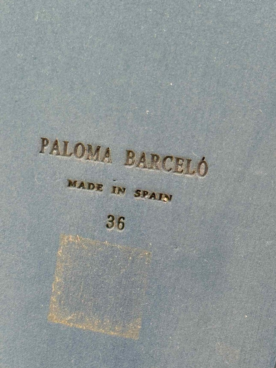 Pre - loved PALOMA BARCELO Navy Blue Size EU 36 Slip - ons at Reems Closet