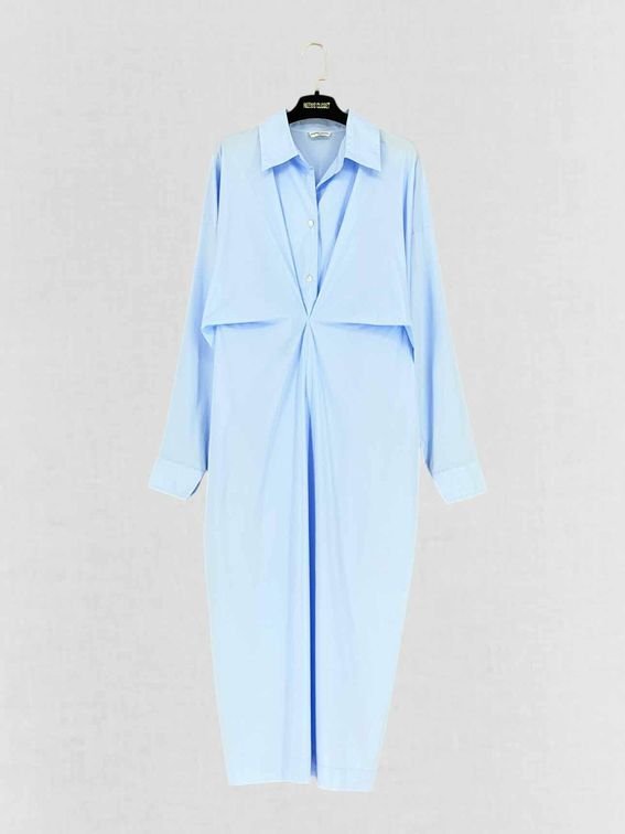 Pre - loved PAPER MOON Blue Size Small Long Dress at Reems Closet