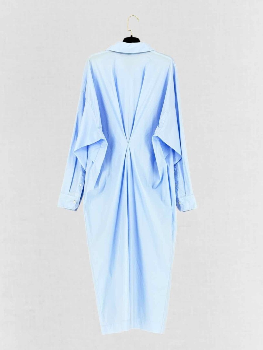 Pre - loved PAPER MOON Blue Size Small Long Dress at Reems Closet