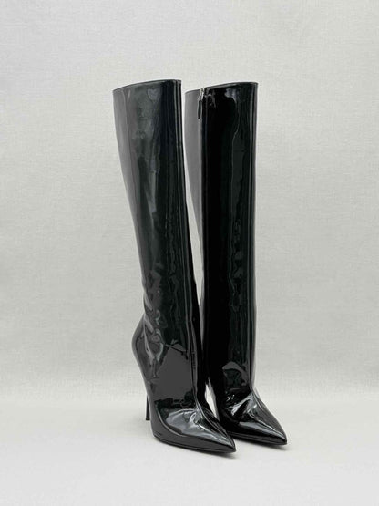 Pre - loved PARIS TEXAS Lidia Black Size EU 37 Knee High Boots at Reems Closet