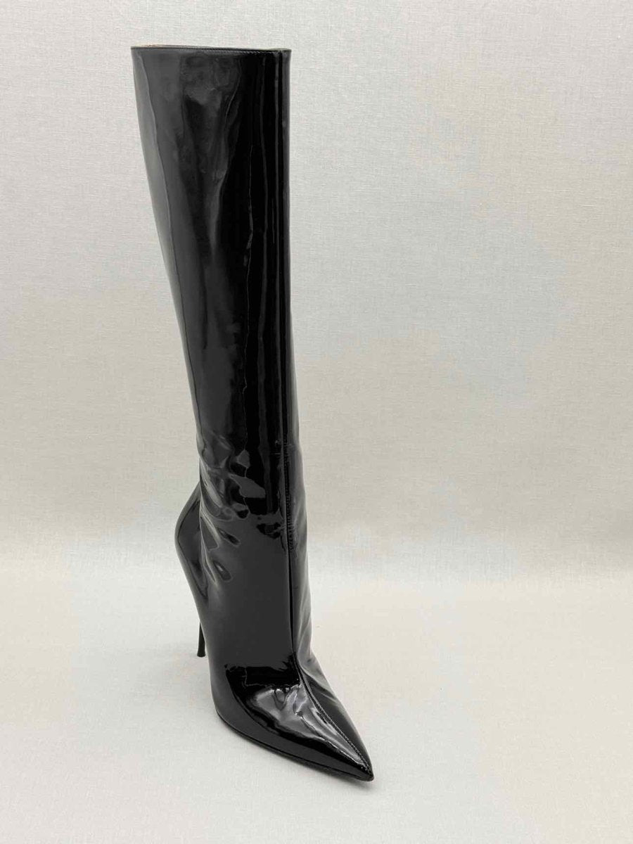 Pre - loved PARIS TEXAS Lidia Black Size EU 37 Knee High Boots at Reems Closet