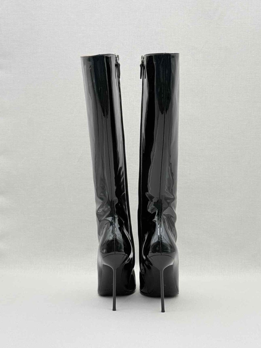 Pre - loved PARIS TEXAS Lidia Black Size EU 37 Knee High Boots at Reems Closet