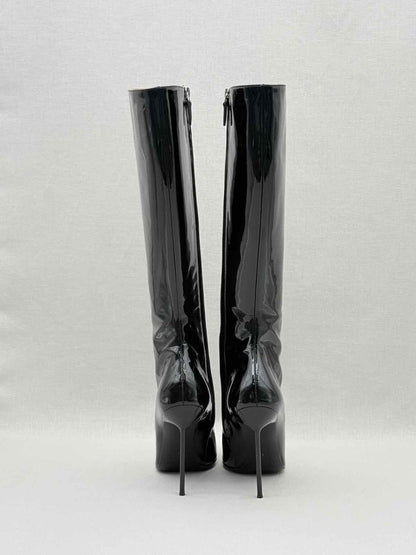 Pre - loved PARIS TEXAS Lidia Black Size EU 37 Knee High Boots at Reems Closet