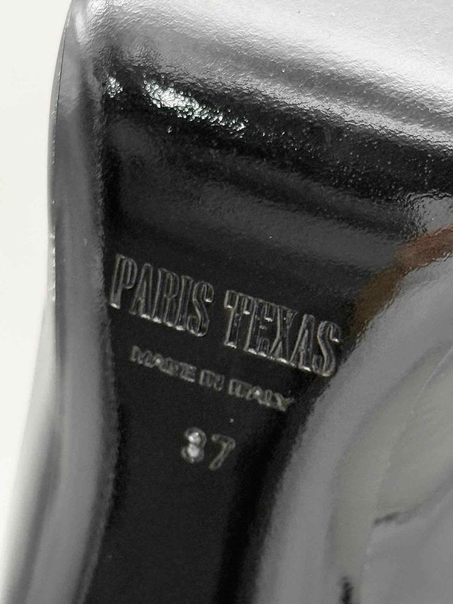 Pre - loved PARIS TEXAS Lidia Black Size EU 37 Knee High Boots at Reems Closet