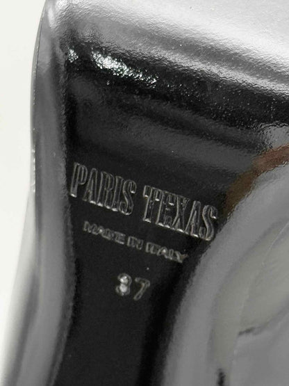 Pre - loved PARIS TEXAS Lidia Black Size EU 37 Knee High Boots at Reems Closet