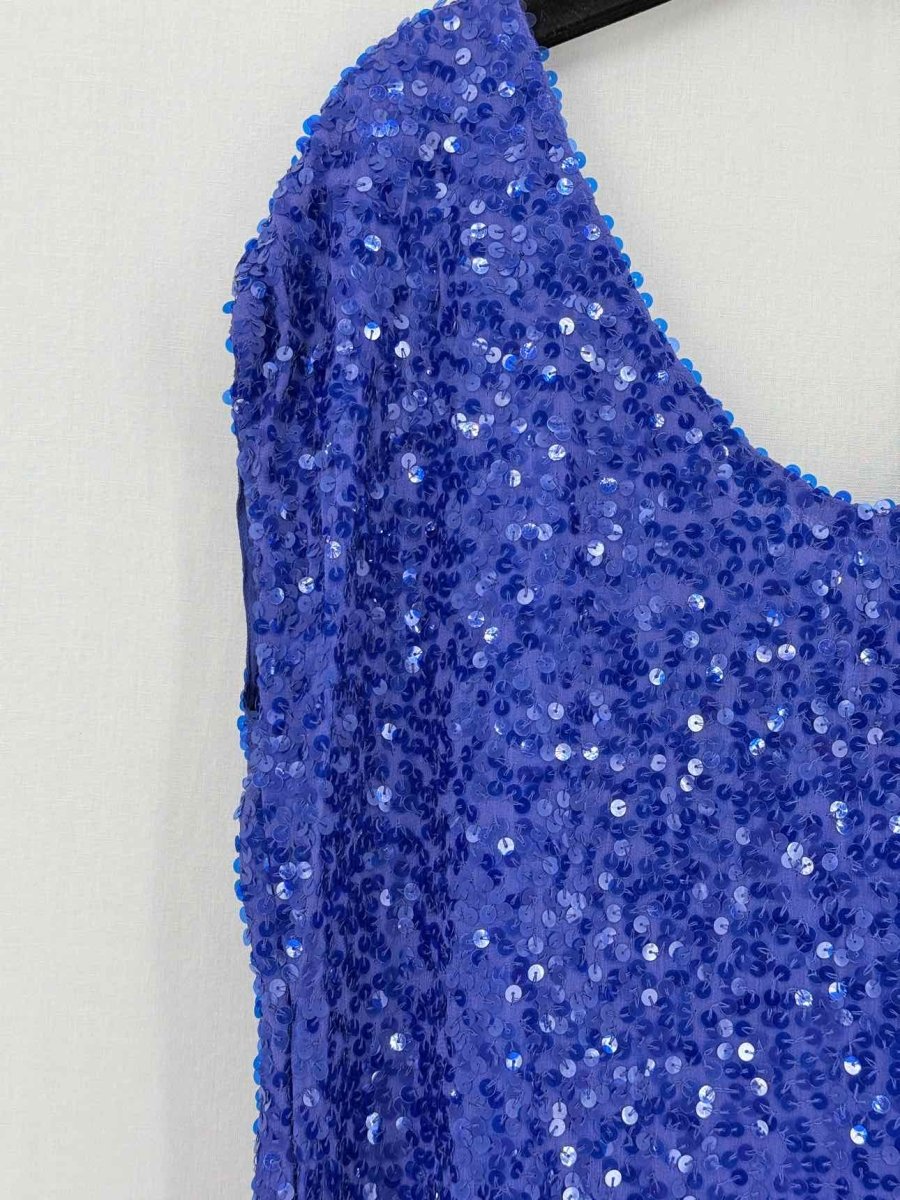 Pre - loved P.A.R.O.S.H Blue Size XLarge Short Dress at Reems Closet