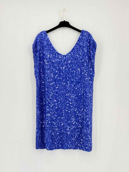 Pre - loved P.A.R.O.S.H Blue Size XLarge Short Dress at Reems Closet