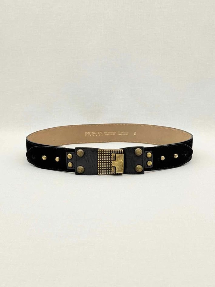 Pre-loved PATRIZIA PEPE Black Belt at Reems Closet