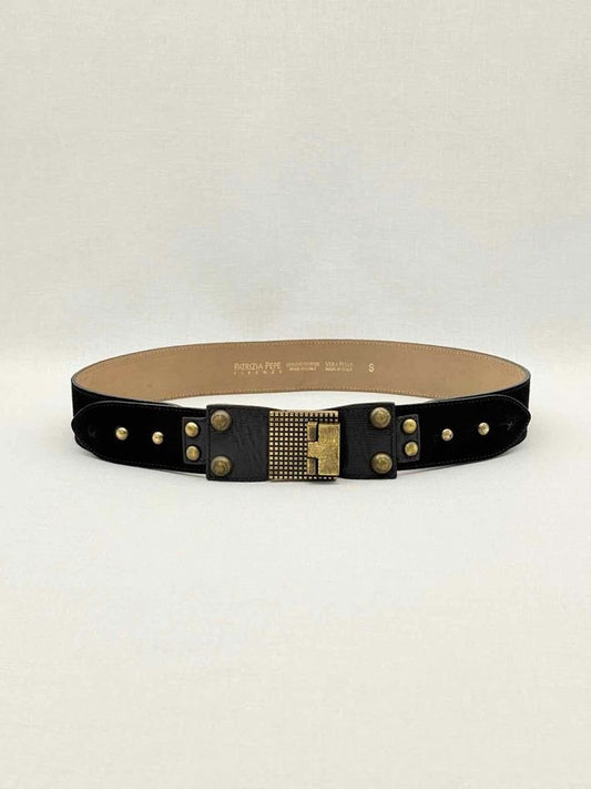 Pre-loved PATRIZIA PEPE Black Belt at Reems Closet