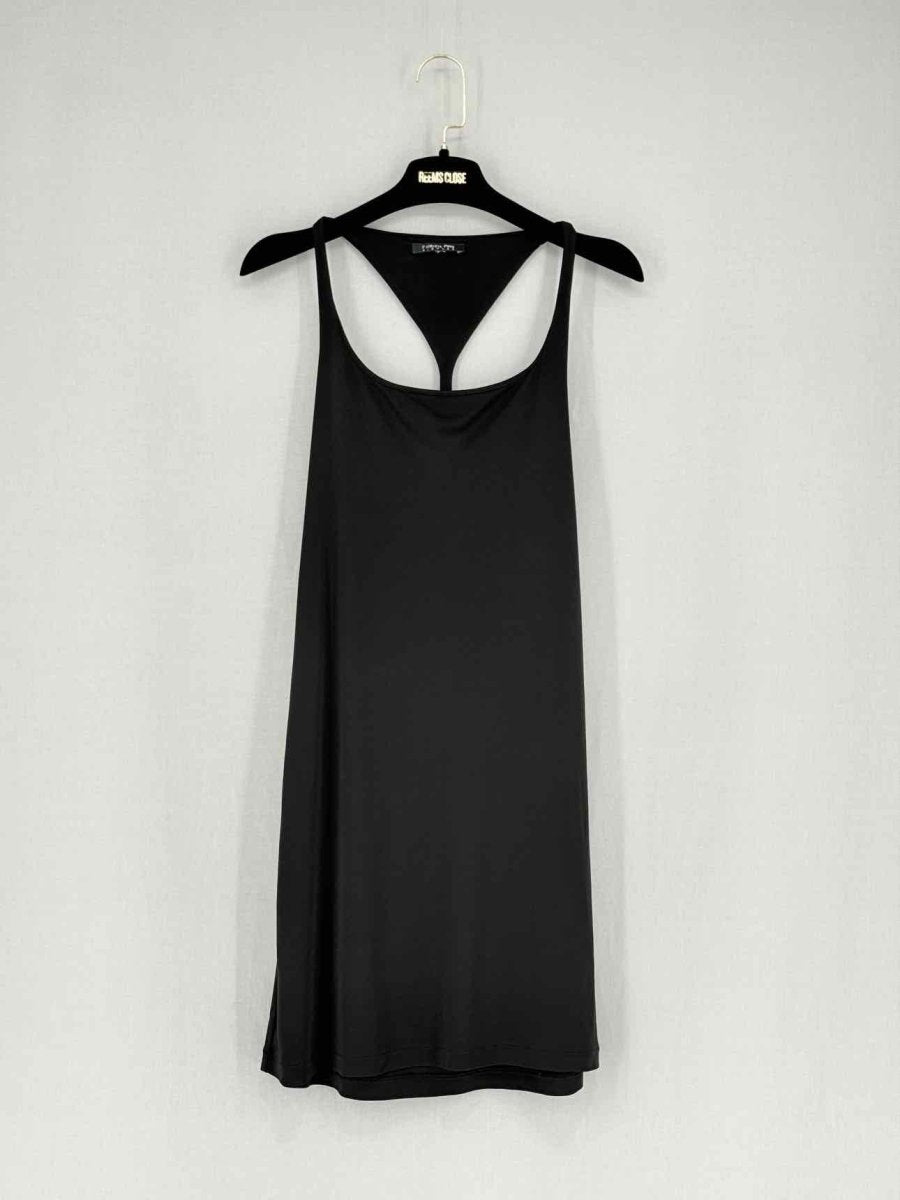 Pre - loved PATRIZIA PEPE Black Size Small Top at Reems Closet