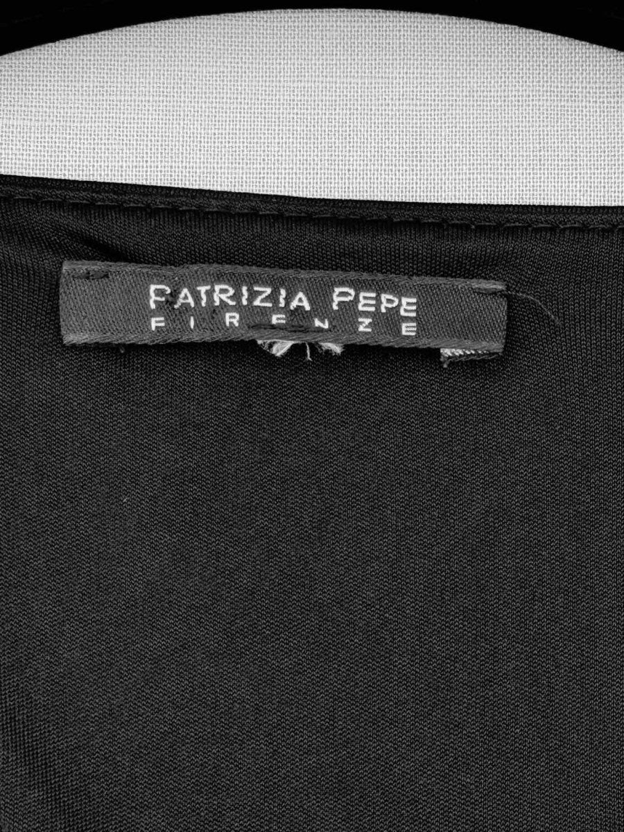 Pre - loved PATRIZIA PEPE Black Size Small Top at Reems Closet