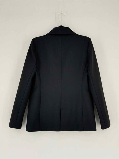 Pre - loved PATRIZIA PEPE Black Size US 8 Blazer at Reems Closet