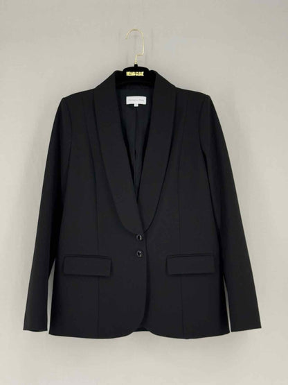 Pre - loved PATRIZIA PEPE Black Size US 8 Blazer at Reems Closet