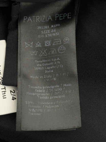 Pre - loved PATRIZIA PEPE Black Size US 8 Blazer at Reems Closet