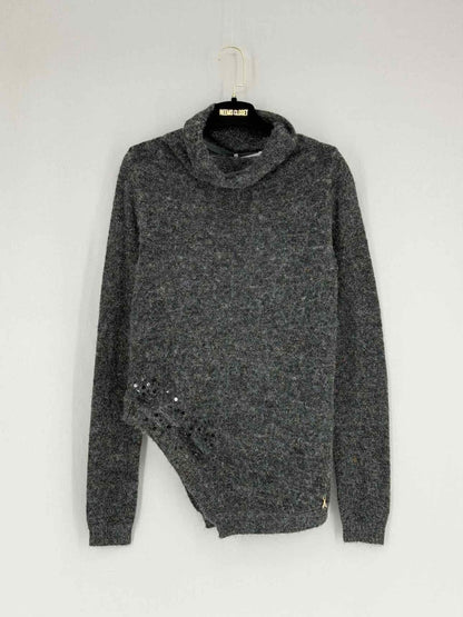 Pre - loved PATRIZIA PEPE Turtleneck Black Size Small Jumper at Reems Closet