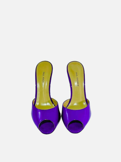 Pre - loved PAUL ANDREW Purple Size EU 38 Mules at Reems Closet