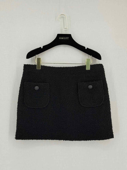 Pre-loved PAUL & JOE Black Size US 12 Mini Skirt at Reems Closet