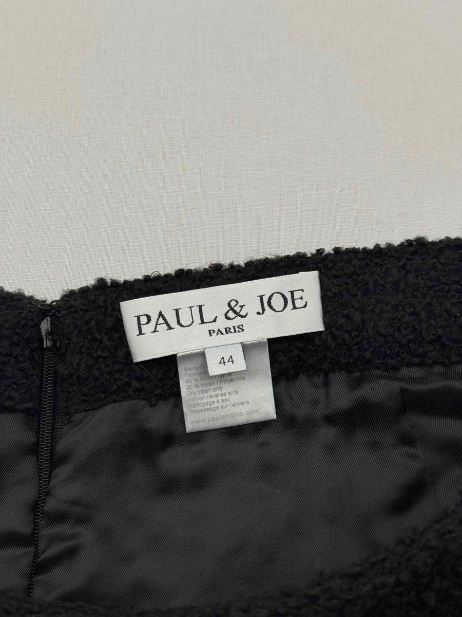 Pre-loved PAUL & JOE Black Size US 12 Mini Skirt at Reems Closet
